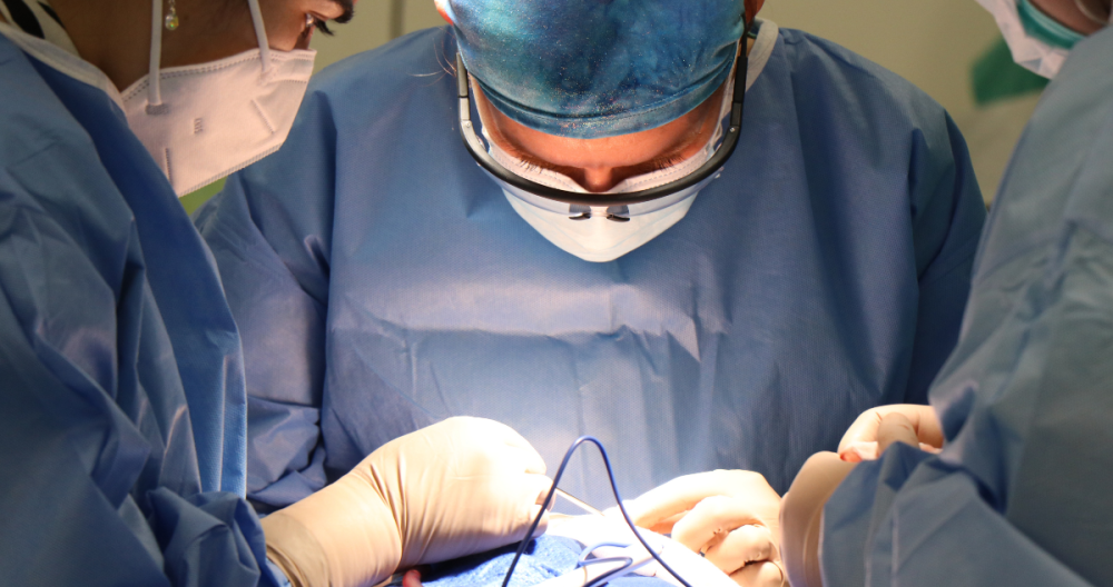 surgeons doing surgery