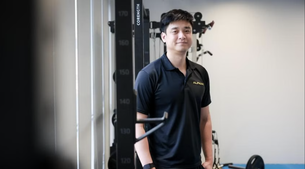man in gym